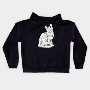 Funny Cat Cat Geometry T-shirt Kids Hoodie